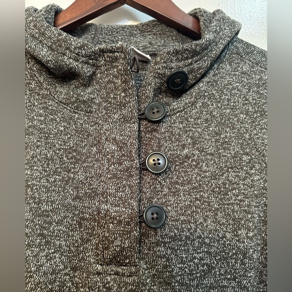Columbia Darling Days Pullover Hoodie Fleece Sweatshirt Gray Marled Womens L - Picture 3 of 7